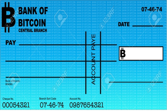Bitcoin cheque